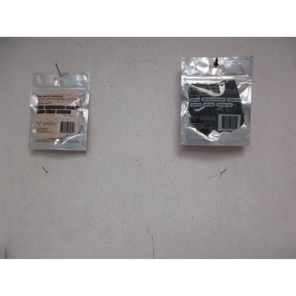 Panic Panties Mid Rise 2 Pairs 1 Black 1 Ivory Size Sm/Med. New!!! - Picture 2 of 2